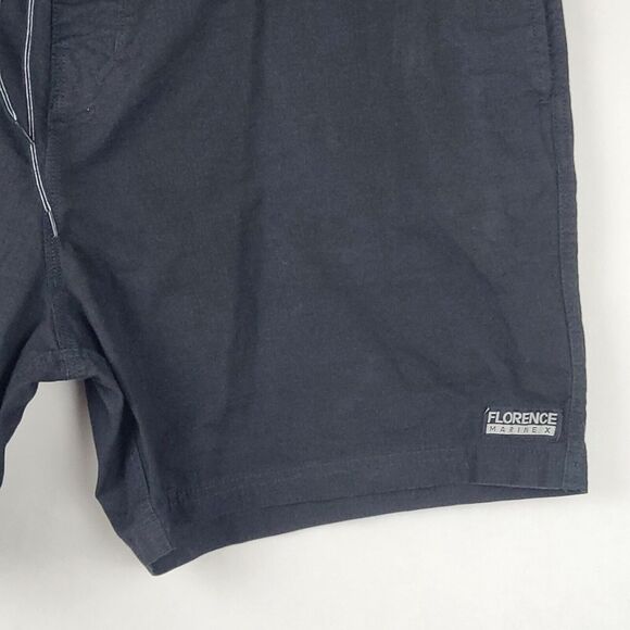 Florence Marine X Traveler 6" Shorts Men 38 Black Stretch Cotton Ripstop Utility - Picture 6 of 10